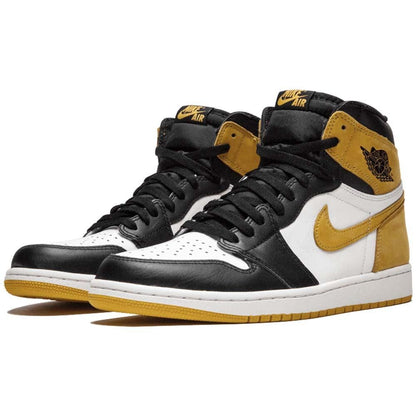 Air Jordan 1 Retro High OG "Yellow Ochre" — UK 3 | EU 35.5 | US 3.5 — Top View