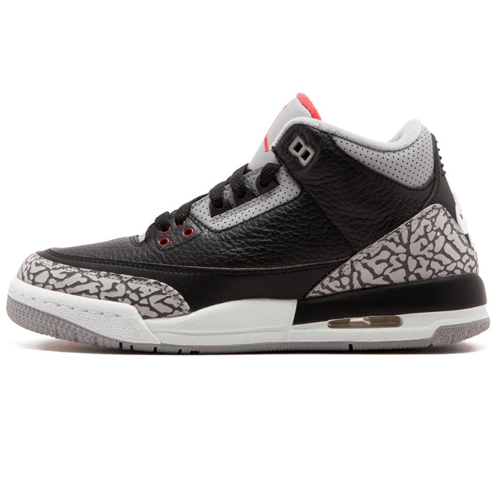 Air Jordan 3 Retro OG GS 'Black Cement' 2018 — UK 13.5 | EU 32 | US 1Y — Front View