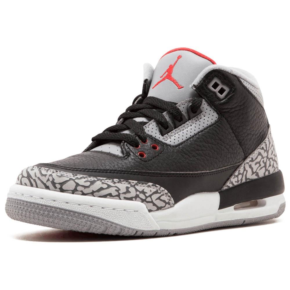 Air Jordan 3 Retro OG GS 'Black Cement' 2018 — UK 13.5 | EU 32 | US 1Y — Top View