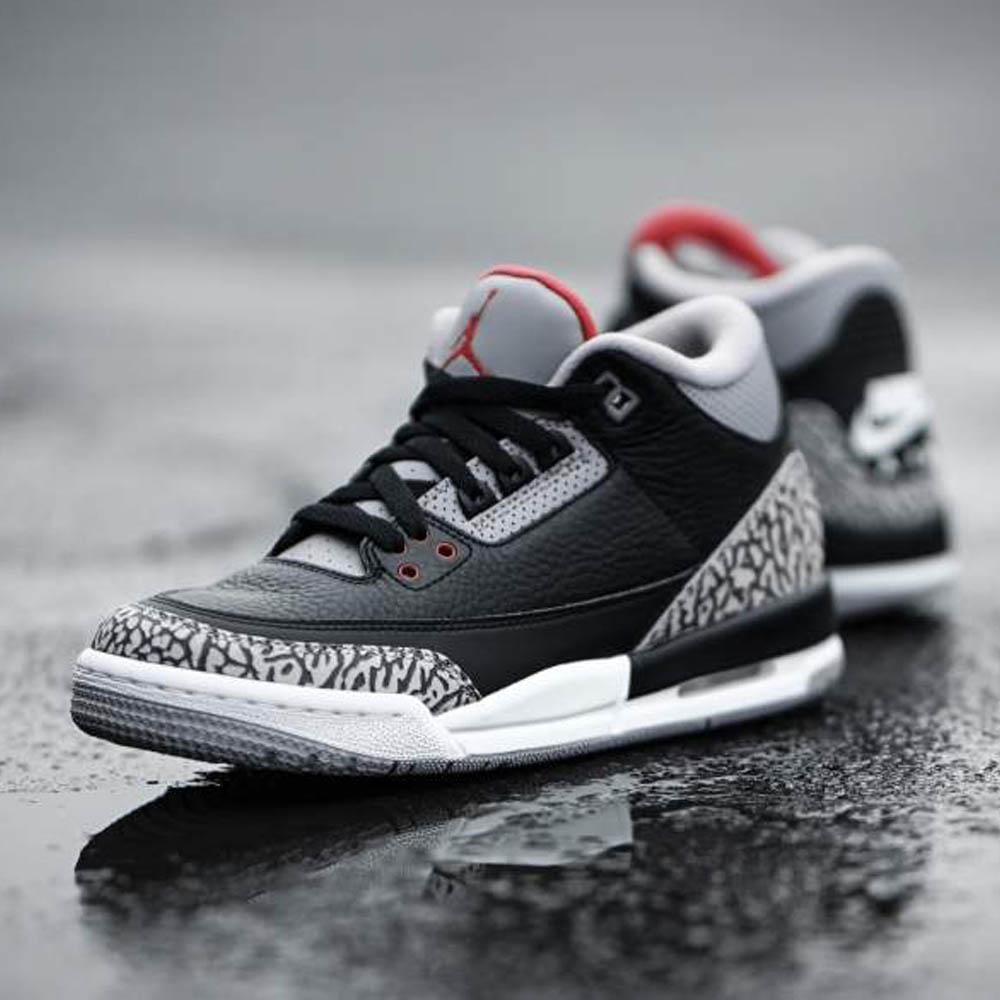 Air Jordan 3 Retro OG GS 'Black Cement' 2018 — UK 13.5 | EU 32 | US 1Y — Alternate View 7