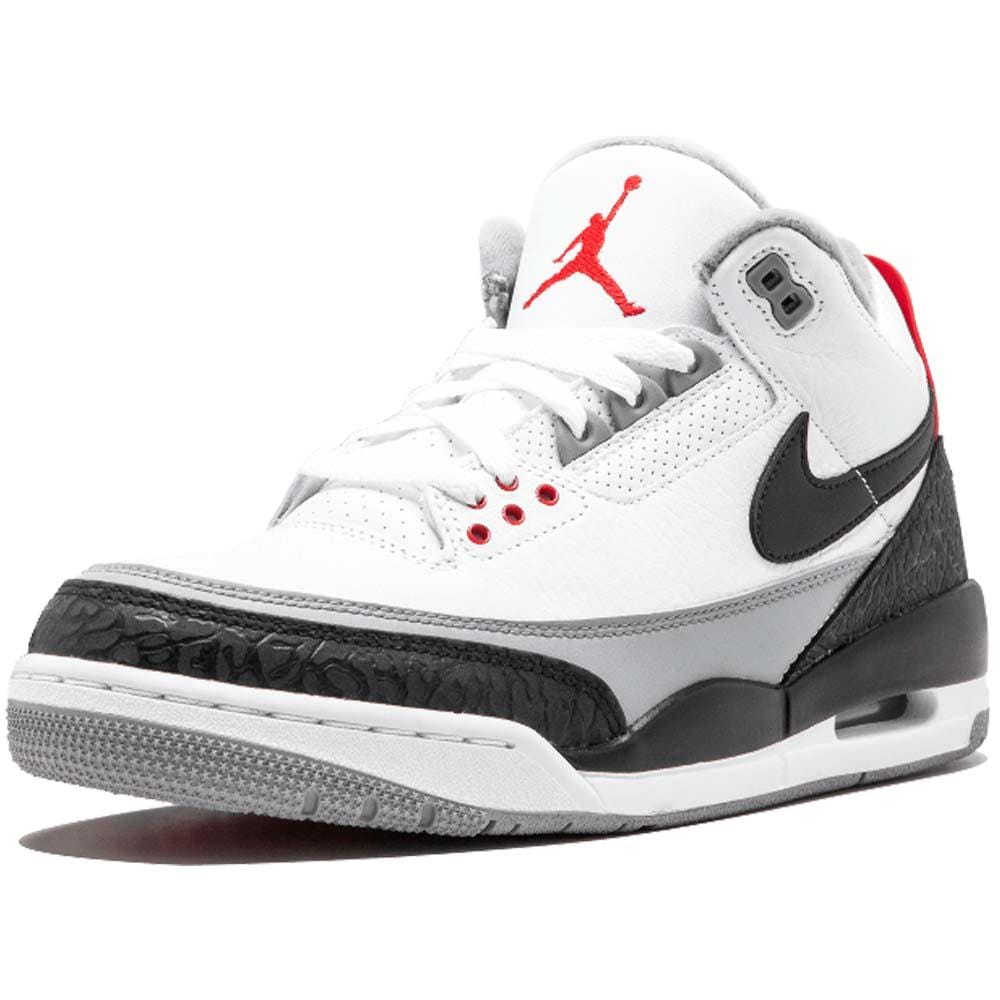 Air Jordan 3 Tinker Fire Red NRG — UK 3 | EU 35.5 | US 3.5 — Detail View