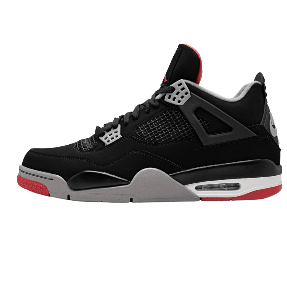 Air Jordan 4 Bred 2019 — 3 UK | 35.5 EU — Front View