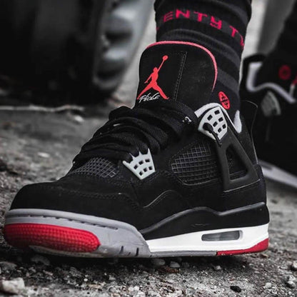 Air Jordan 4 Bred 2019 — 3 UK | 35.5 EU — Lifestyle View