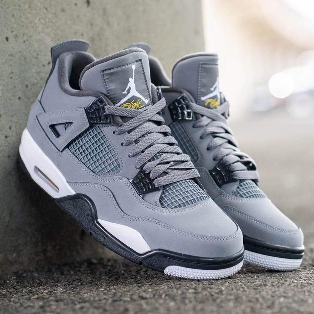 Air Jordan 4 Retro GS 'Cool Grey' 2019 — UK 13.5 | EU 32 | US 1Y — Lifestyle View