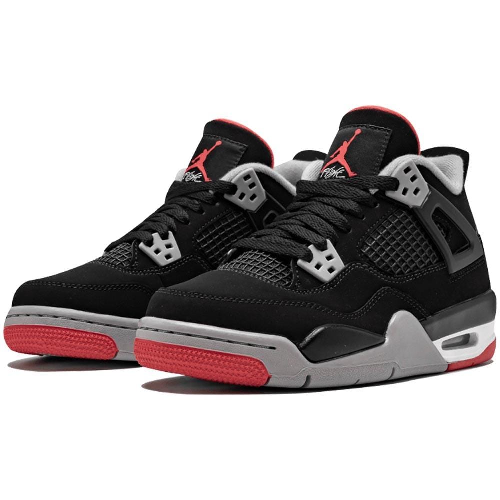 Nike Air Jordan 4 Bred (GS) — UK 13.5 | EU 32 | US 1Y — Side View