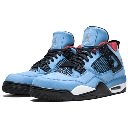 Travis Scott x Air Jordan 4 Houston Oilers Cactus Jack — UK 3 | EU 35.5 | US 3.5 — Side View