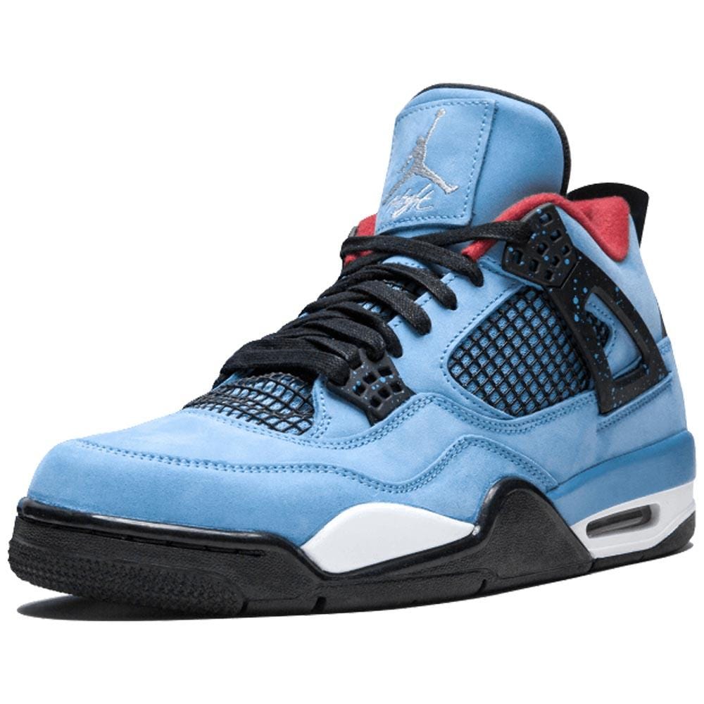 Travis Scott x Air Jordan 4 Houston Oilers Cactus Jack — UK 3 | EU 35.5 | US 3.5 — Top View