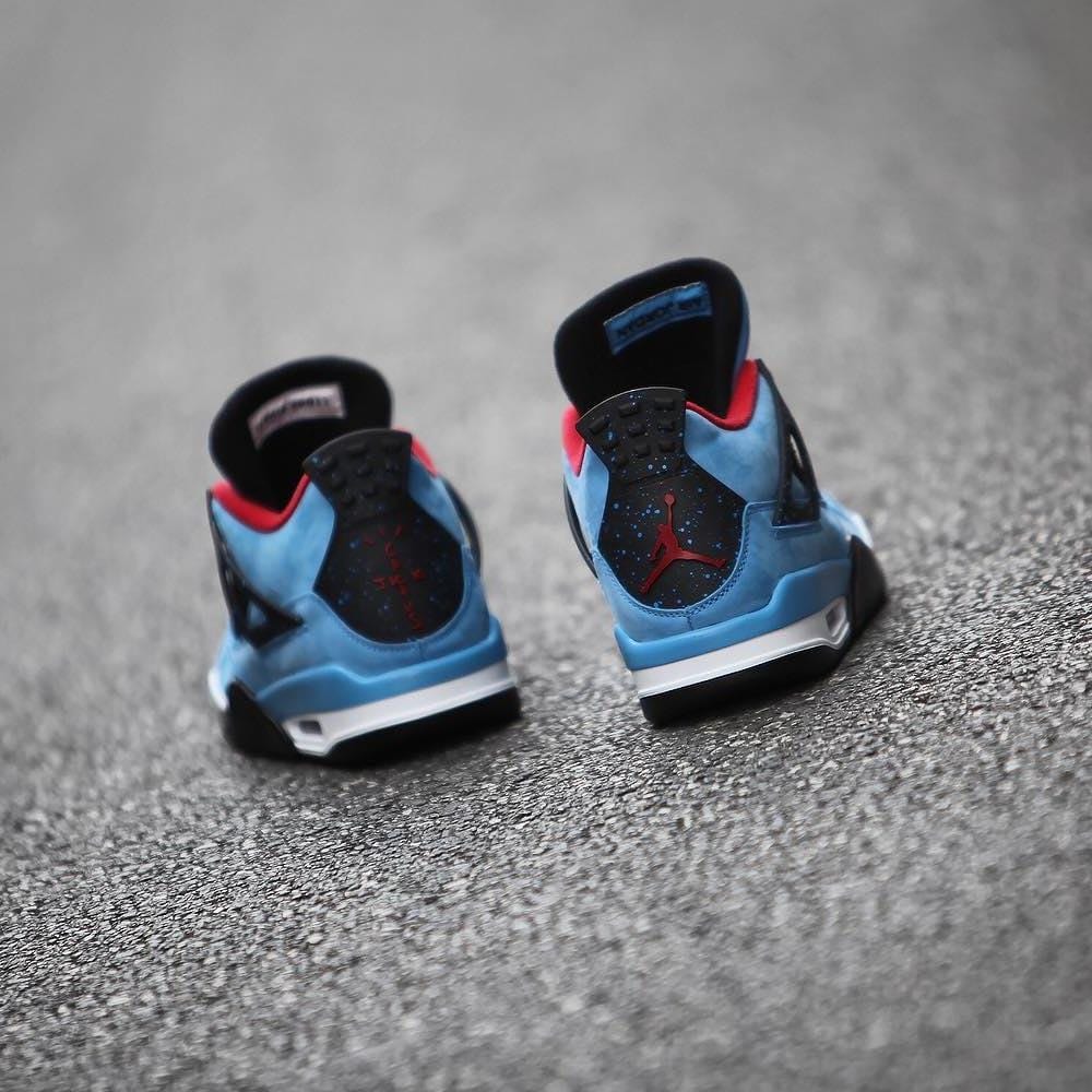 Travis Scott x Air Jordan 4 Houston Oilers Cactus Jack — UK 3 | EU 35.5 | US 3.5 — Alternate View 7
