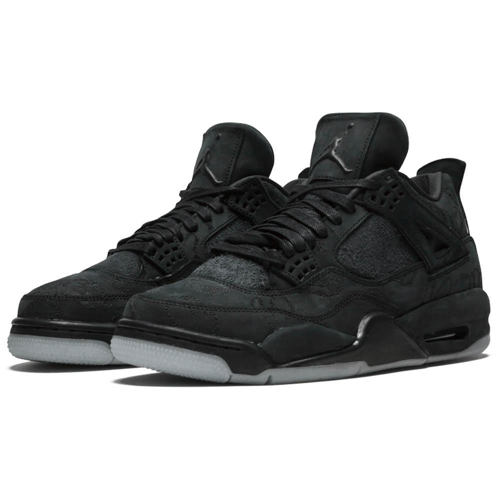 KAWS x Air Jordan 4 Retro Black — UK 3 | EU 35.5 | US 3.5 — Side View