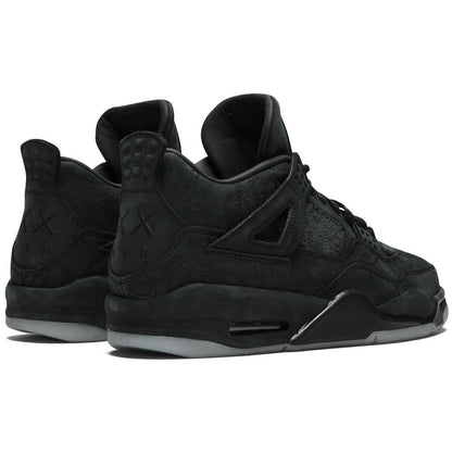 KAWS x Air Jordan 4 Retro Black — UK 3 | EU 35.5 | US 3.5 — Back View