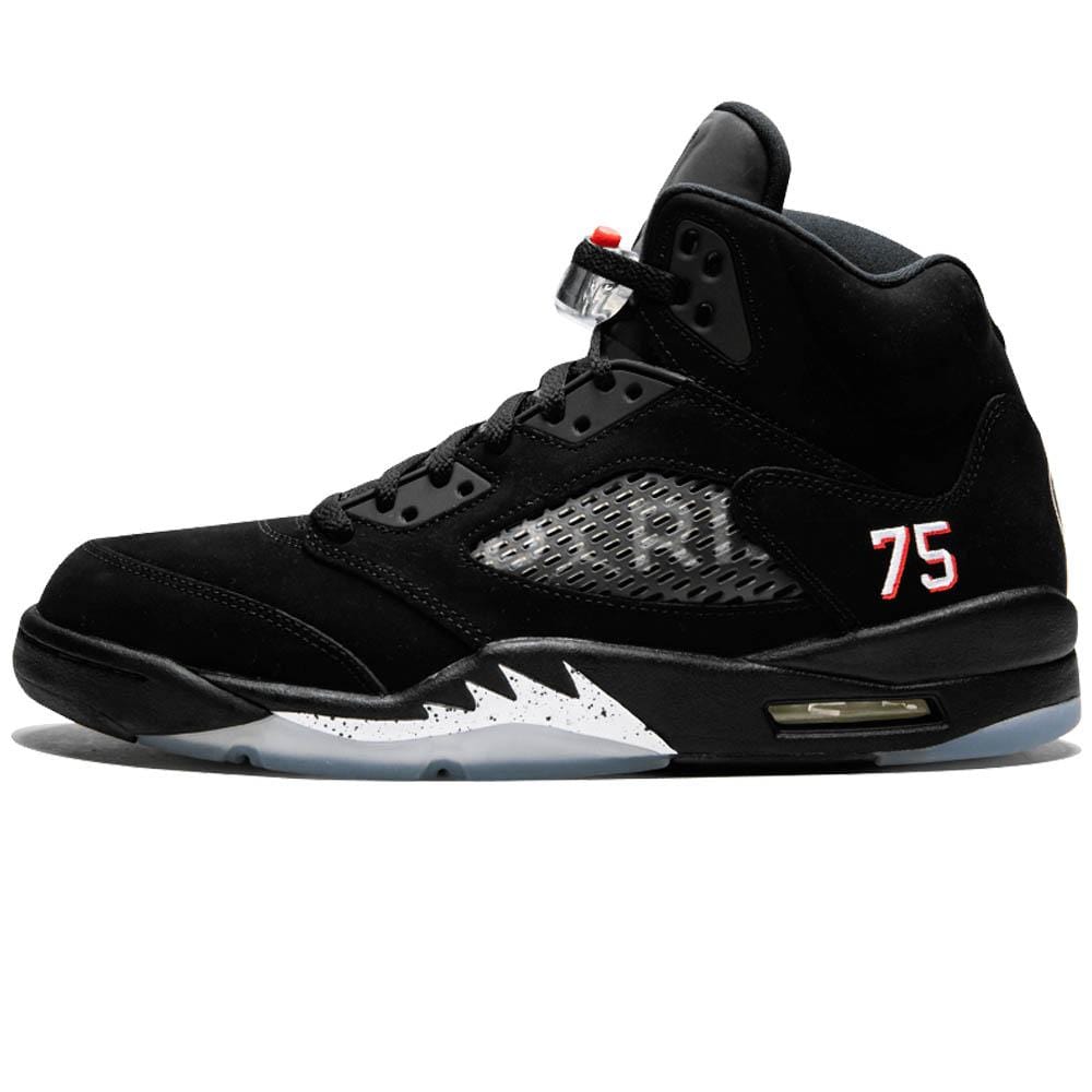 Air Jordan 5 PSG Black — UK 3 | EU 35.5 | US 3.5 — Front View