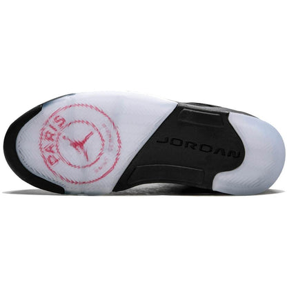 Air Jordan 5 PSG Black — UK 3 | EU 35.5 | US 3.5 — Top View