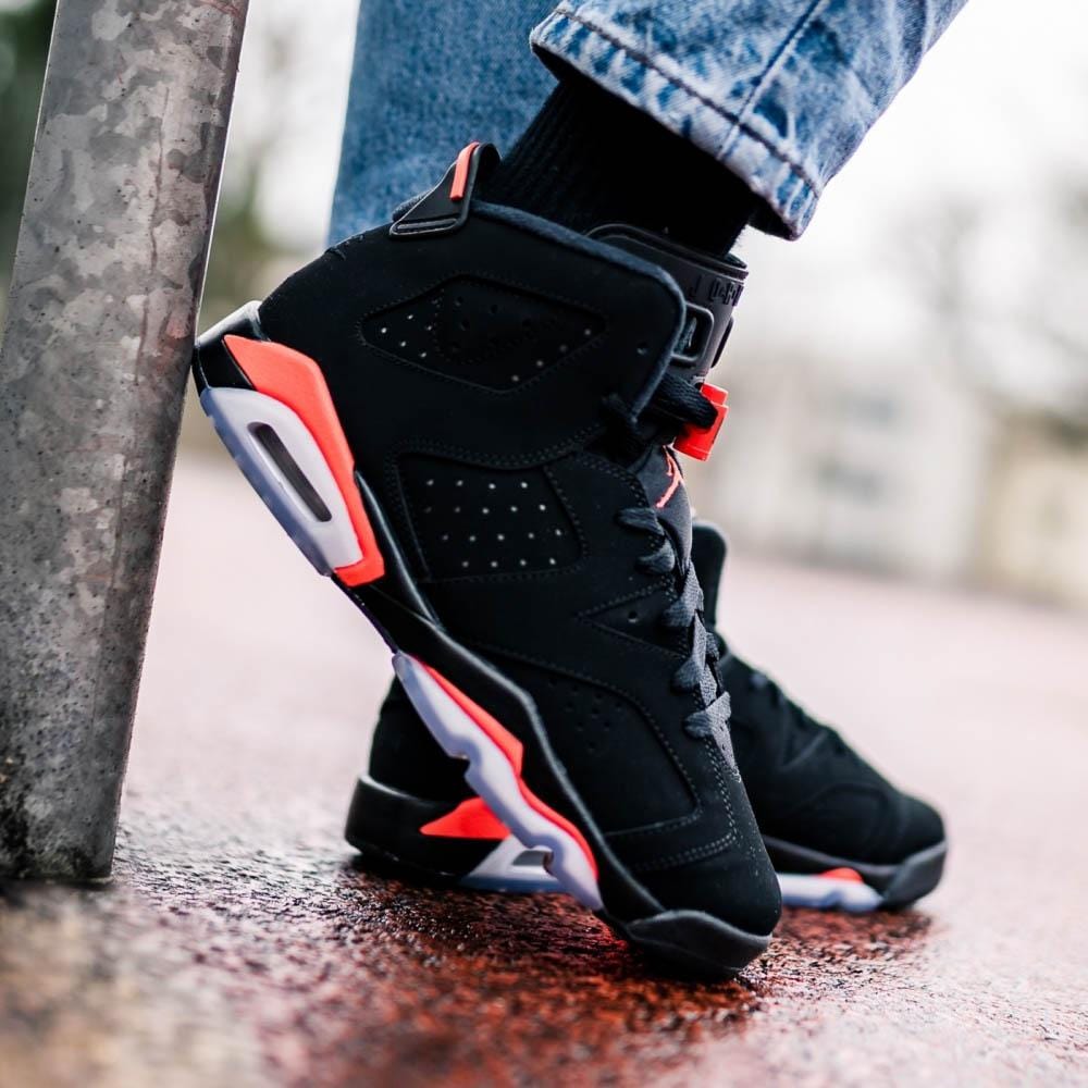Air Jordan 6 GS Infrared Retro 2019 — UK 13.5 | EU 32 | US 1Y — Lifestyle View