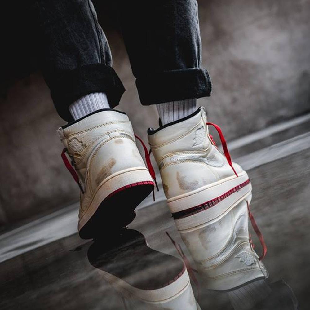 Nigel Sylvester x Air Jordan 1 Sail — UK 3 | EU 35.5 | US 3.5 — Alternate View 7