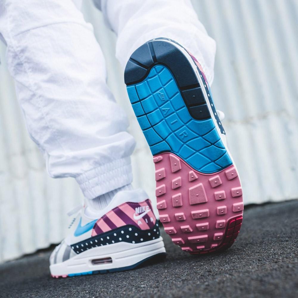 Parra x Nike Air Max 1 White Multi — UK 3 | EU 35.5 | US 3.5 — Detail View
