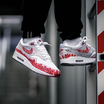 Nike Air Max 1 Tinker 'Sketch To Shelf - University Red' — UK 3 | EU 35.5 | US 3.5 — Alternate View 7