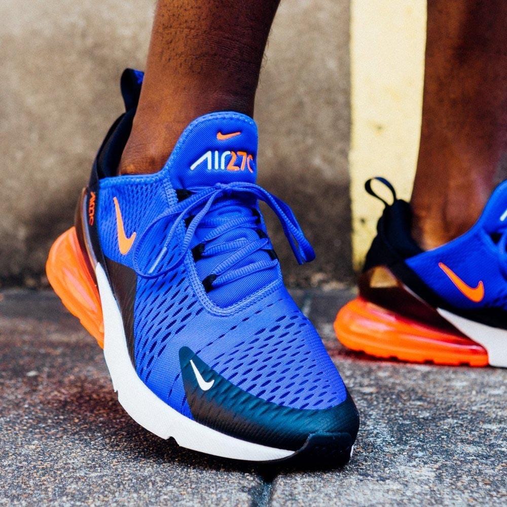 Nike Air Max 270 Racer 'Blue Crimson' — UK 3 | EU 35.5 | US 3.5 — Side View