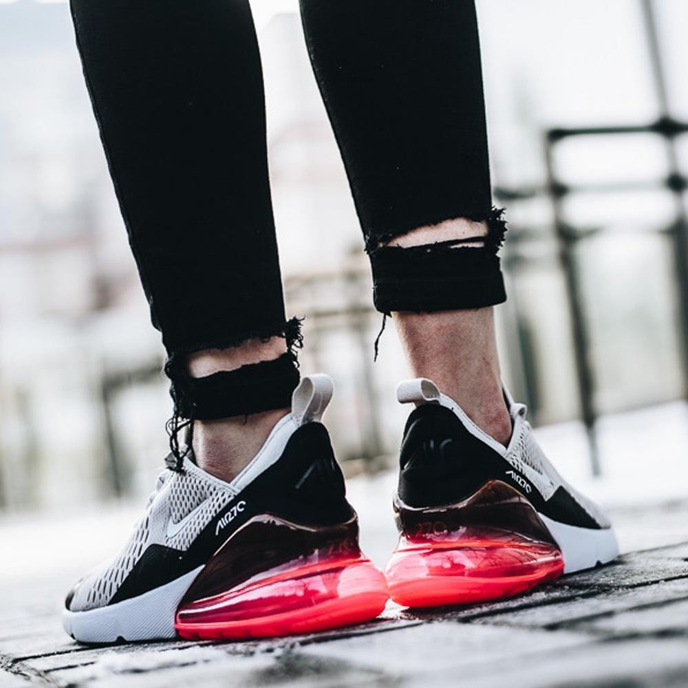 Nike Air Max 270 GS "Light Bone" — UK 13.5 | EU 32 | US 1Y — Lifestyle View