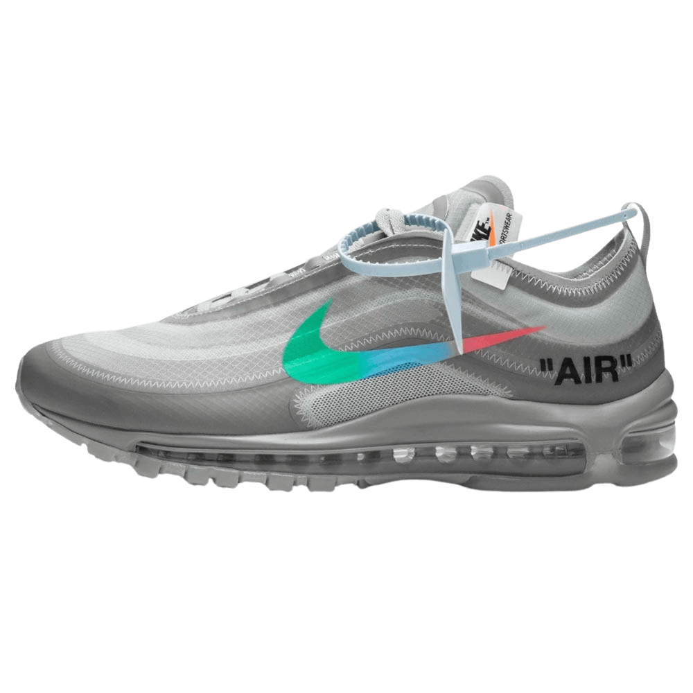 Off-White x Nike Air Max 97 Menta — UK 3 | EU 35.5 | US 3.5 — Front View