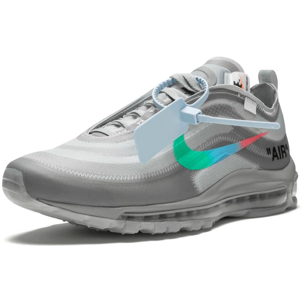 Off-White x Nike Air Max 97 Menta — UK 3 | EU 35.5 | US 3.5 — Top View