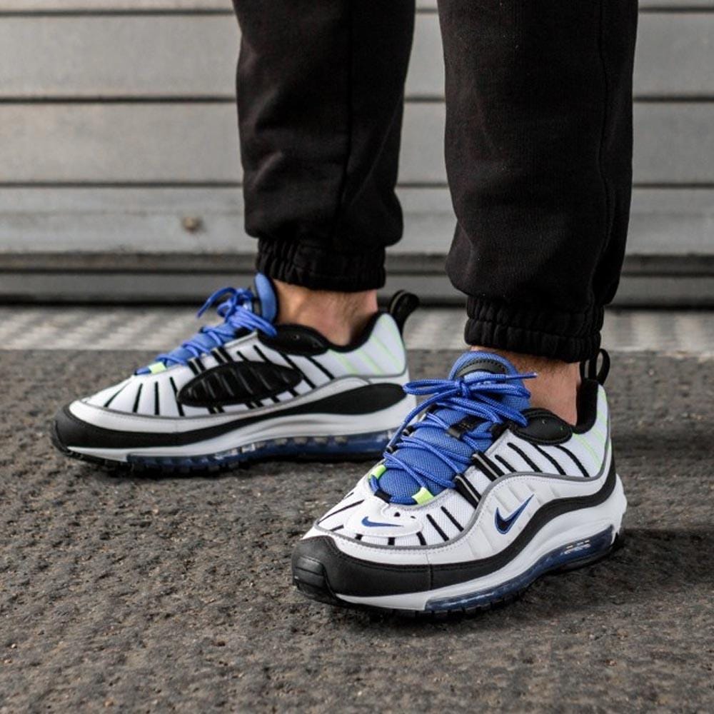 Nike Air Max 98 Racer Blue — UK 3 | EU 35.5 | US 3.5 — Lifestyle View