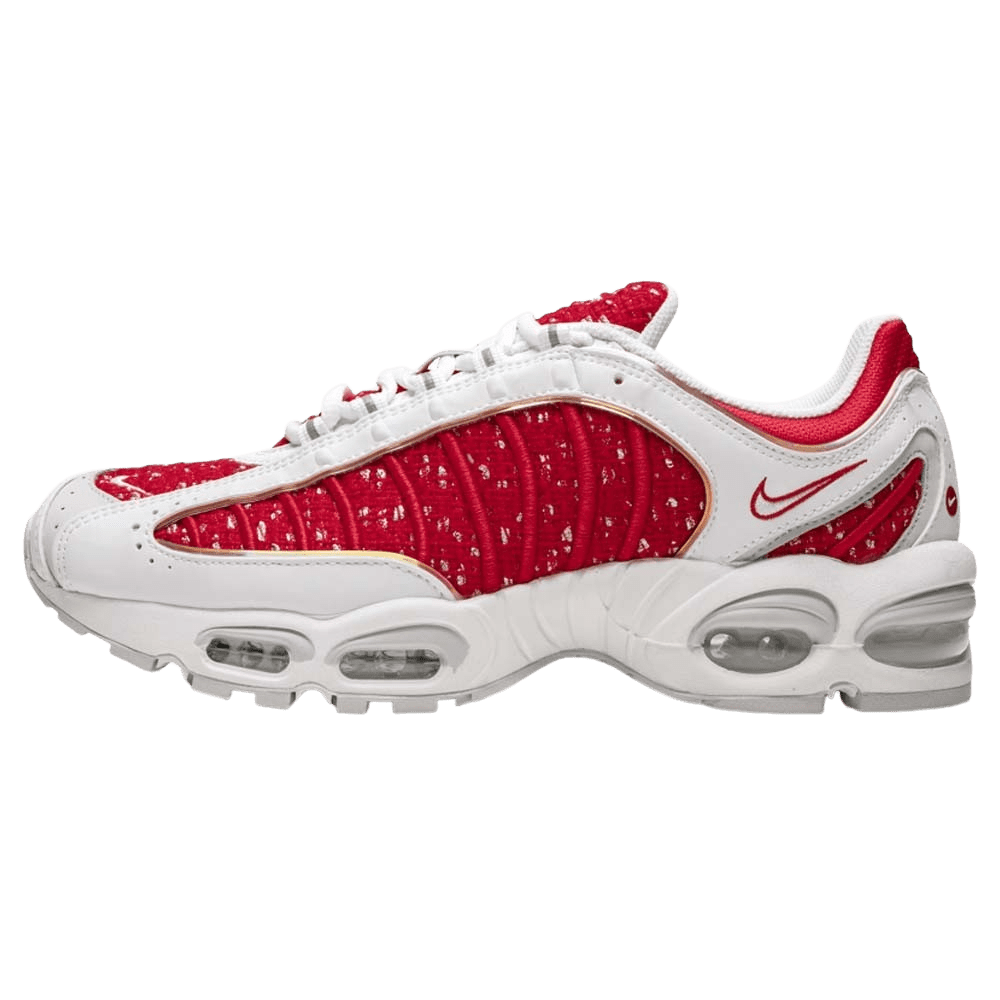 Supreme x Nike Air Tailwind 4 Red — UK 3 | EU 35.5 | US 3.5 — Front View