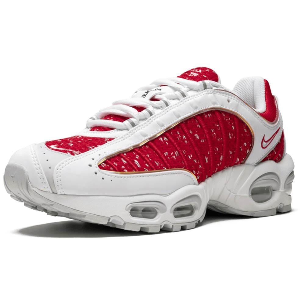Supreme x Nike Air Tailwind 4 Red — UK 3 | EU 35.5 | US 3.5 — Back View