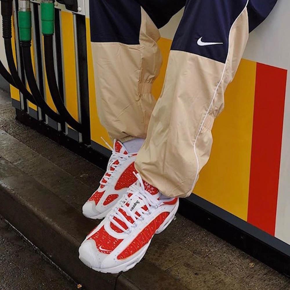 Supreme x Nike Air Tailwind 4 Red — UK 3 | EU 35.5 | US 3.5 — Alternate View 7
