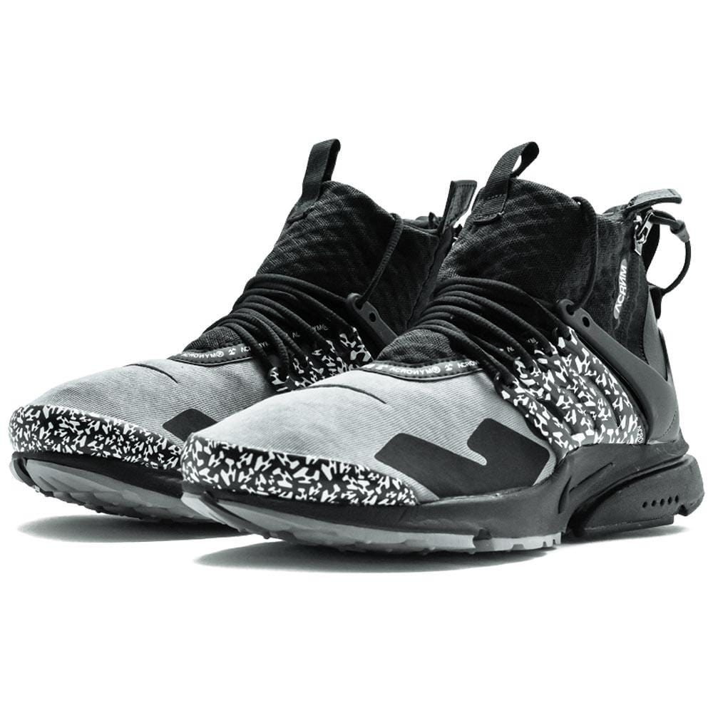 ACRONYM x Nike Air Presto Mid Grey Black — UK 3 | EU 35.5 | US 3.5 — Alternate View 7