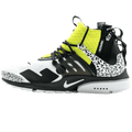 ACRONYM x Nike Air Presto Mid Dynamic Yellow — UK 3 | EU 35.5 | US 3.5 — Front View