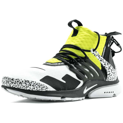ACRONYM x Nike Air Presto Mid Dynamic Yellow — UK 3 | EU 35.5 | US 3.5 — Top View