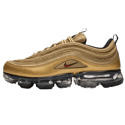 Nike Air VaporMax 97 "Gold" — UK 3 | EU 35.5 | US 3.5 — Front View