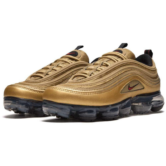Nike Air VaporMax 97 "Gold" — UK 3 | EU 35.5 | US 3.5 — Side View