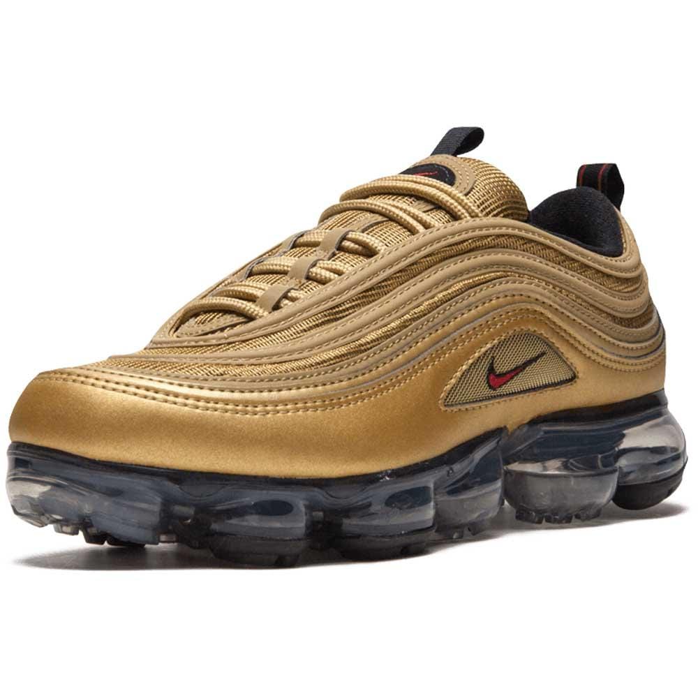 Nike Air VaporMax 97 "Gold" — UK 3 | EU 35.5 | US 3.5 — Top View