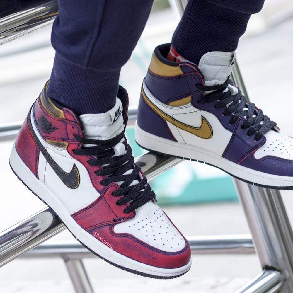 Air Jordan 1 Retro High SB 'LA To Chicago' — 3 UK | 35.5 EU — Alternate View 7