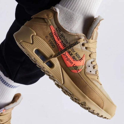 Off-White x Nike Air Max 90 Desert Ore — 3 UK | 35.5 EU — Alternate View 7