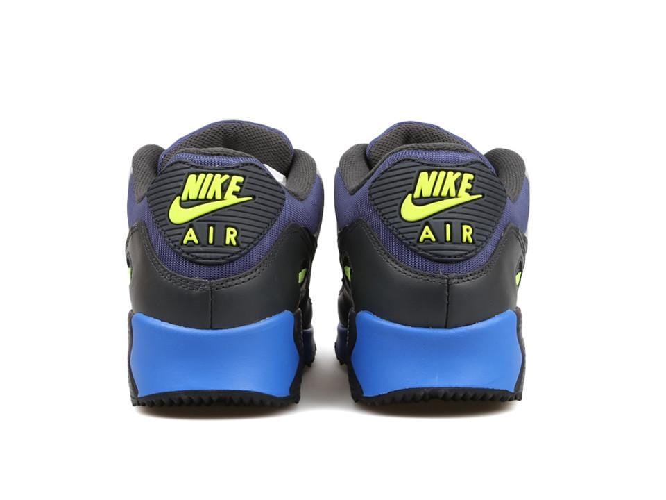 Nike Air Max 90 Winter PRM "Blue Recall-Dark Obsidian-Flat Silver" — UK 3 | EU 35.5 | US 3.5 — Back View