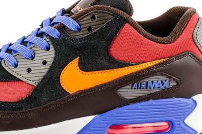 Nike Air Max 90 Winter PRM 'Red Clay-Hyper Crimson-Black Pine' — UK 3 | EU 35.5 | US 3.5 — Side View