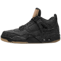 Levis x Nike Air Jordan 4 Black — UK 3 | EU 35.5 | US 3.5 — Front View