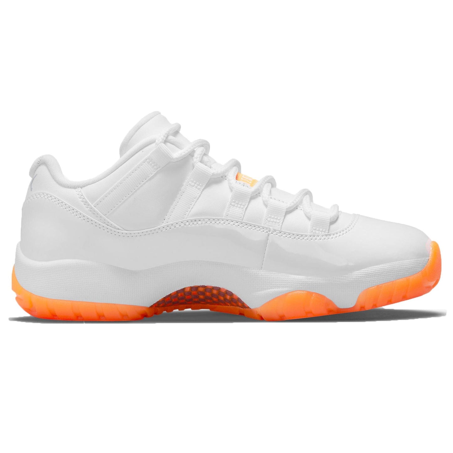 Air Jordan 11 Retro Low Wmns 'Bright Citrus' — UK 2.5 | EU 35.5 | US 5 — Top View