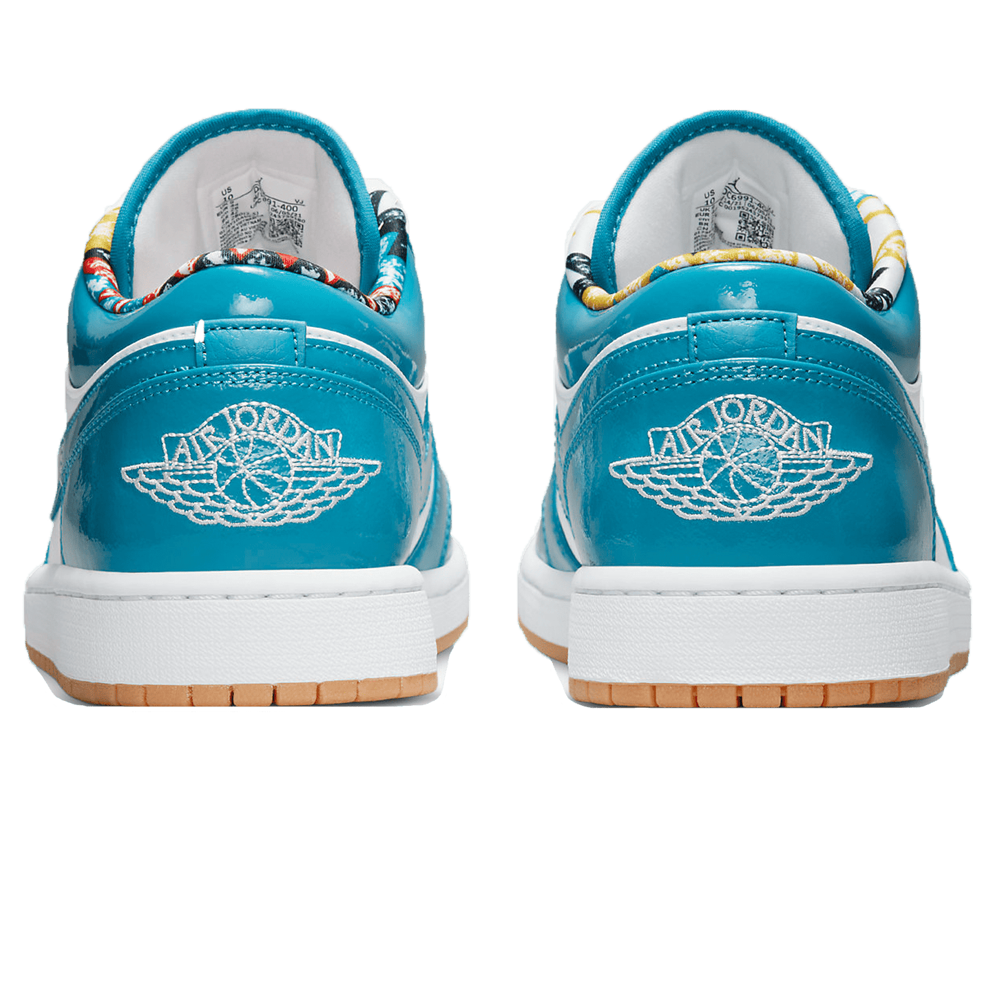 Air Jordan 1 Low 'Barcelona' — UK 3 | EU 35.5 | US 3.5 — Back View