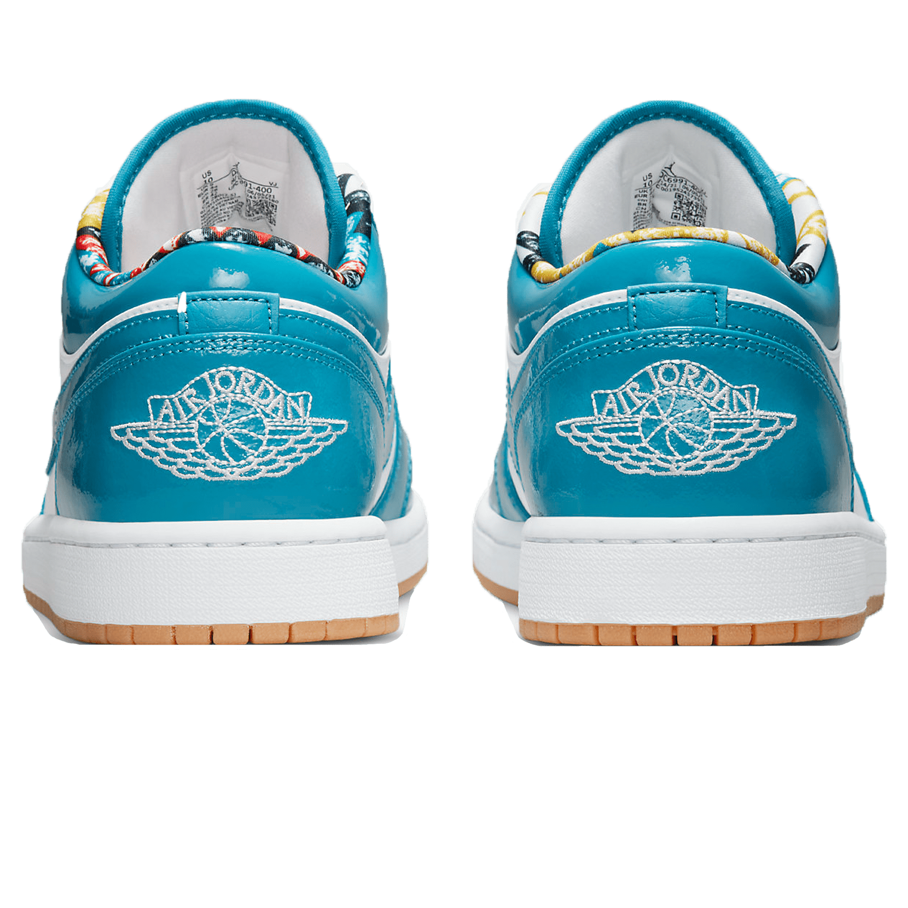 Air Jordan 1 Low 'Barcelona' — UK 3 | EU 35.5 | US 3.5 — Back View