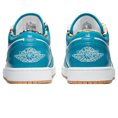 Air Jordan 1 Low 'Barcelona' — UK 3 | EU 35.5 | US 3.5 — Back View