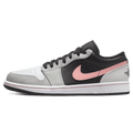 Air Jordan 1 Low 'Black Grey Pink' — UK 3 | EU 35.5 | US 3.5 — Front View