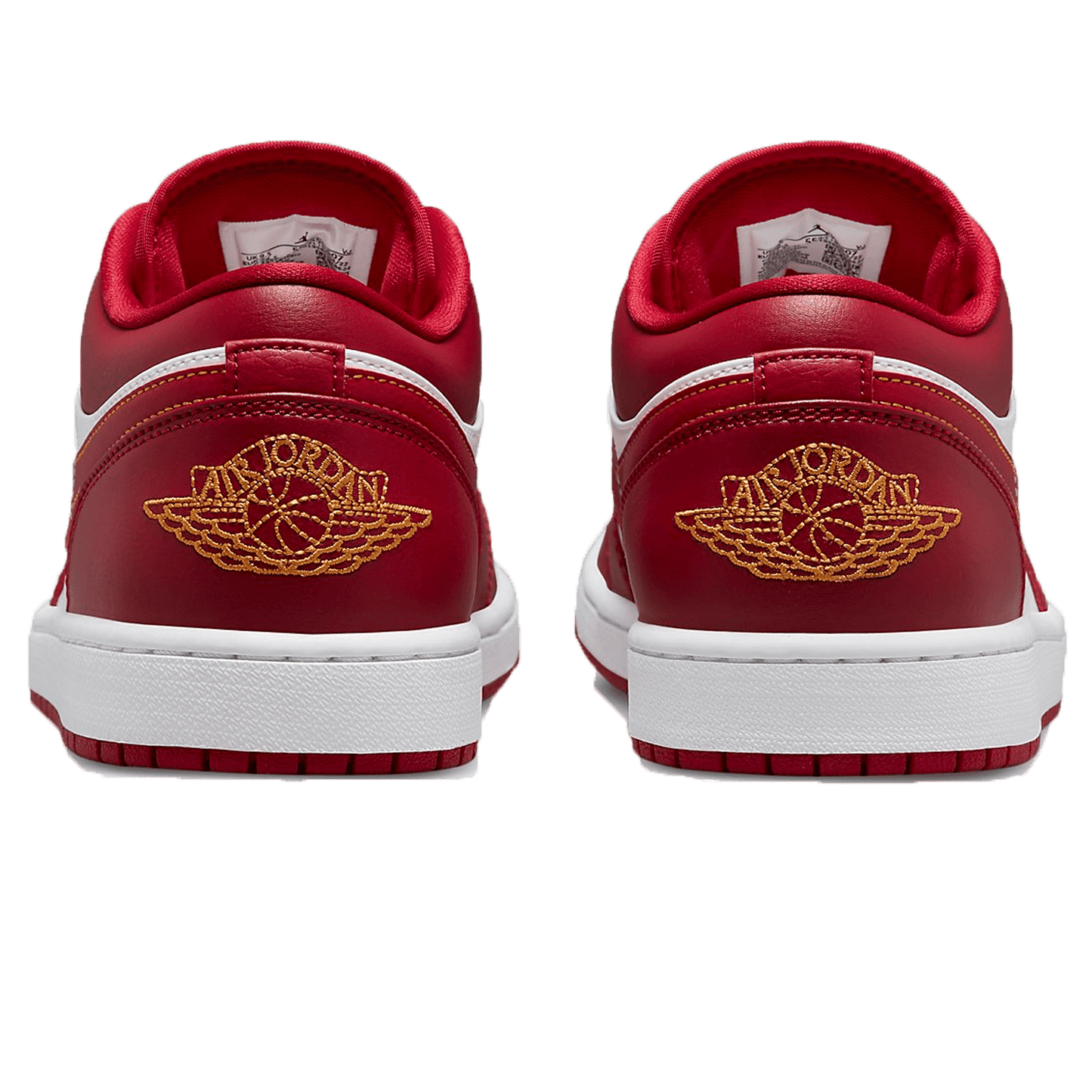 Air Jordan 1 Low Cardinal Red — UK 3 | EU 35.5 | US 3.5 — Back View