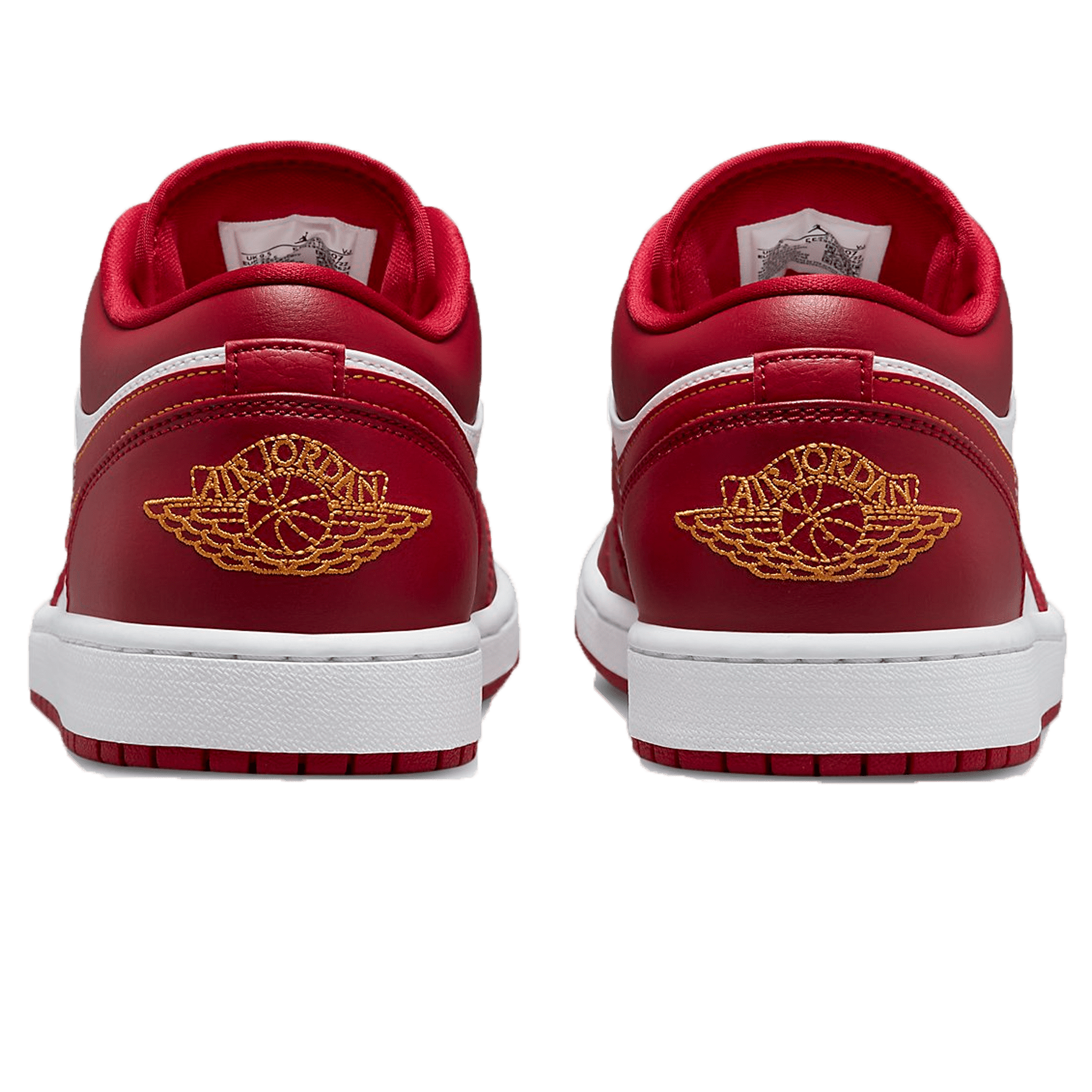 Air Jordan 1 Low Cardinal Red — UK 3 | EU 35.5 | US 3.5 — Back View