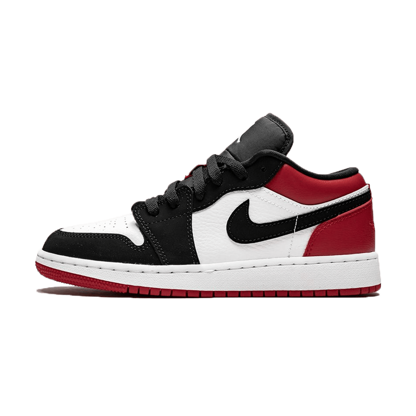 Air Jordan 1 Low GS 'Black Toe' — UK 13.5 | EU 32 | US 1Y — Front View