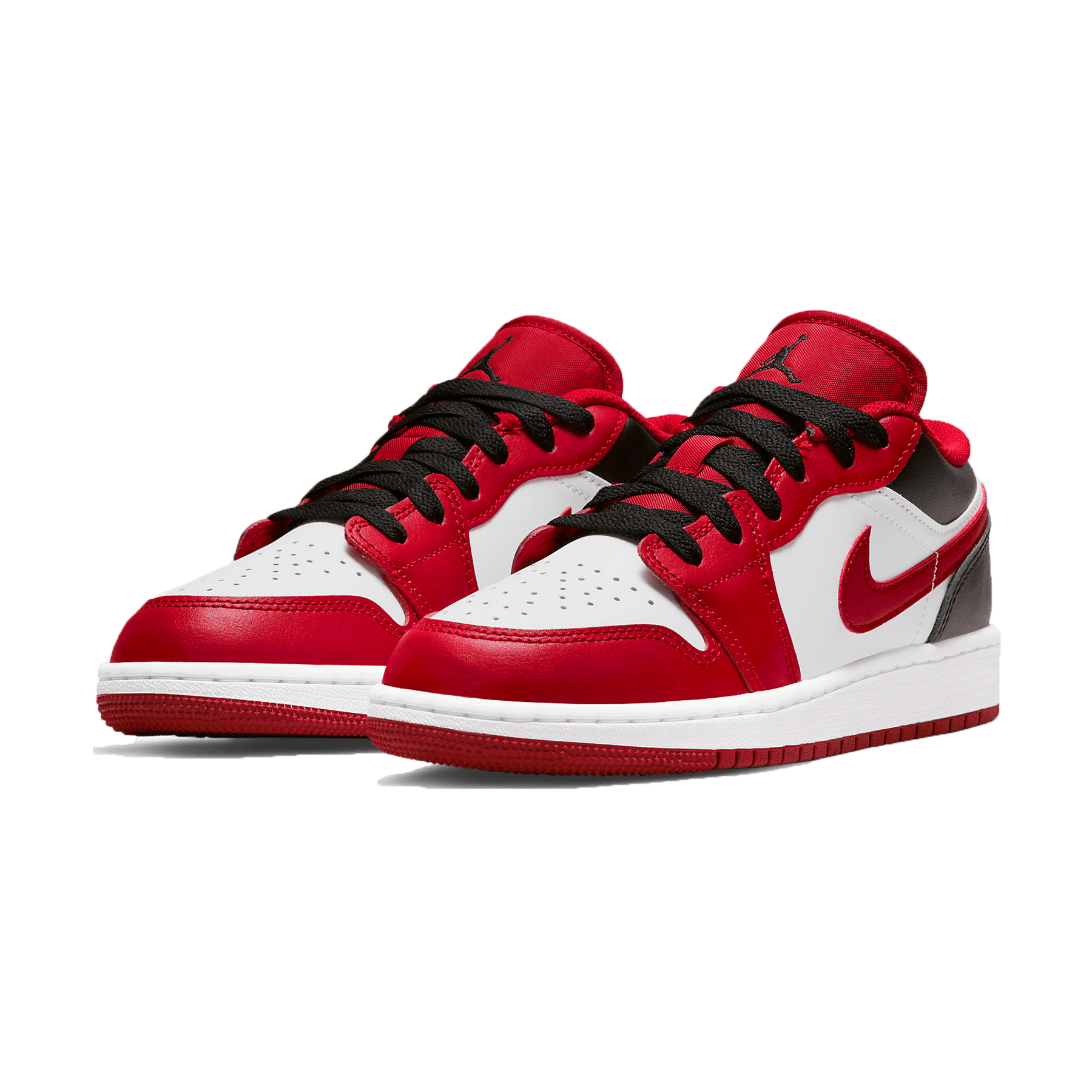 Air Jordan 1 Low GS 'Reverse Black Toe' — UK 13.5 | EU 32 | US 1Y — Side View