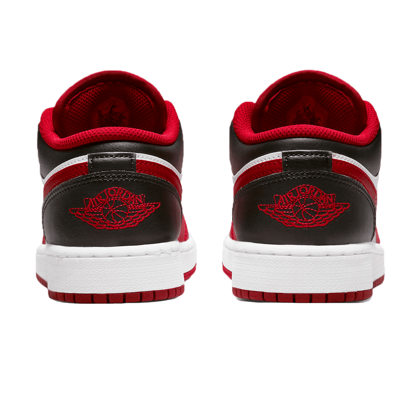 Air Jordan 1 Low GS 'Reverse Black Toe' — UK 13.5 | EU 32 | US 1Y — Back View