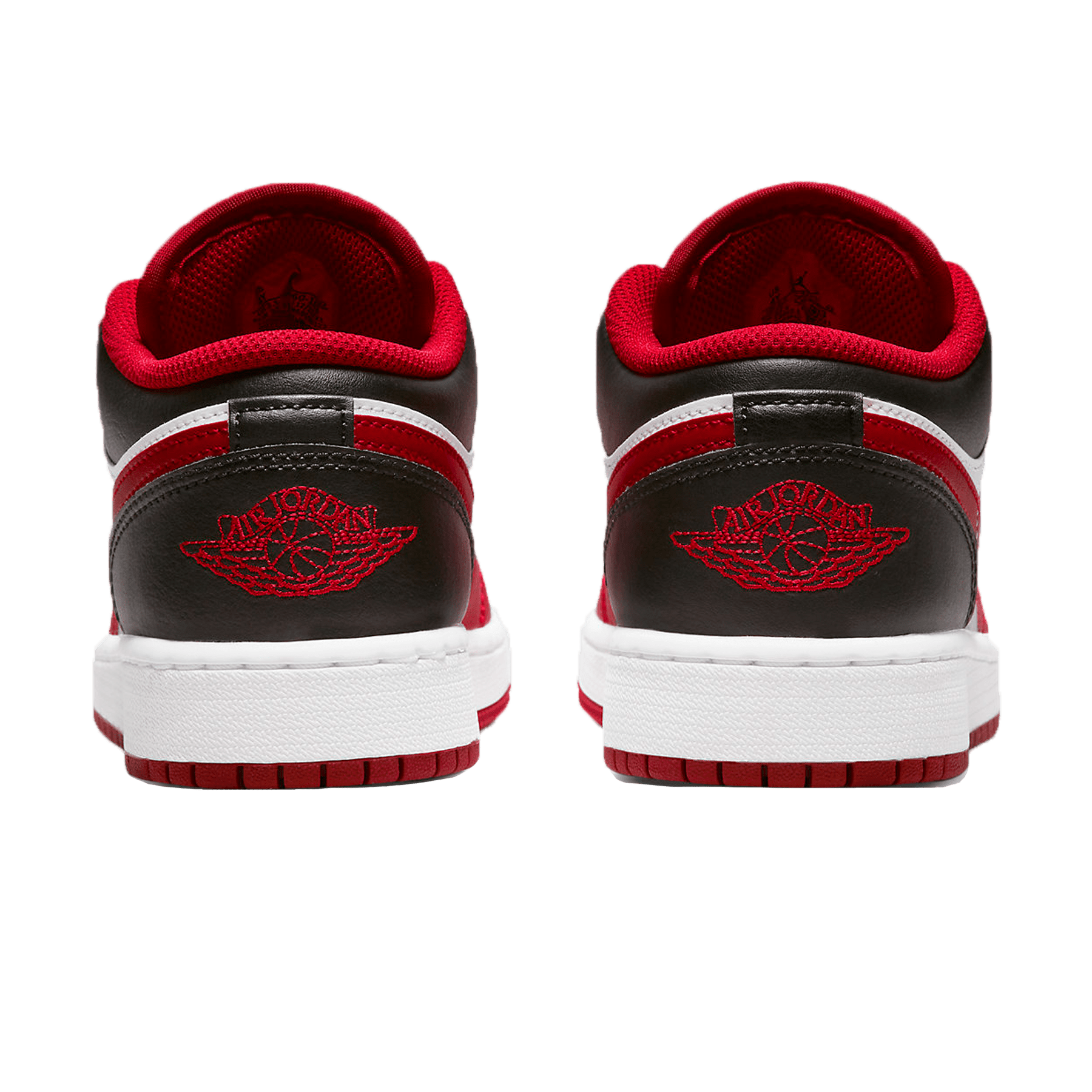 Air Jordan 1 Low GS 'Reverse Black Toe' — UK 13.5 | EU 32 | US 1Y — Back View